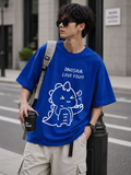 GenzHub Men’s Premium Blue Oversized Tshirt