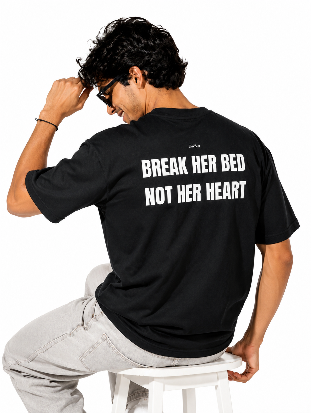 Genzhub Men’s Premium Black Cotton T-shirt