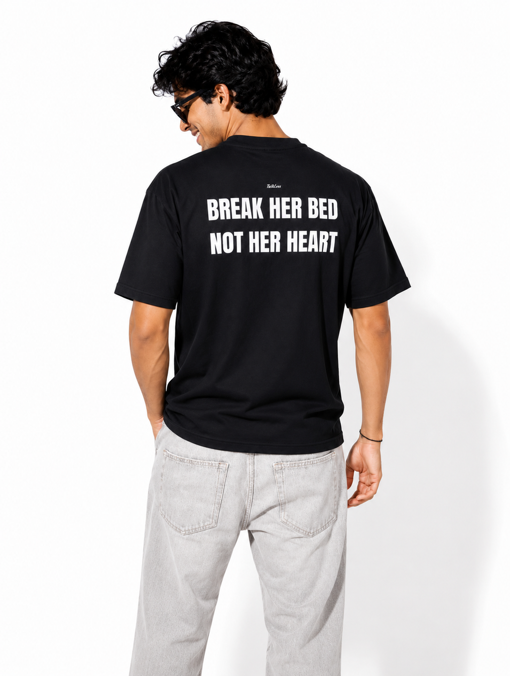 Genzhub Men’s Premium Black Cotton T-shirt